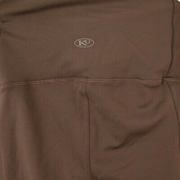 Kay Unger Skinny Leggings Size S High Rise Media Pockets Taupe NEW Tag B13 - Picture 3 of 5